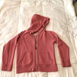 Crewcuts zip up hoodie size 6-7